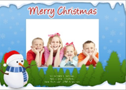 Special Occasion Cards with Snowman Christmas Cards design